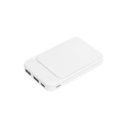 Внешний аккумулятор с подсветкой Старлайт PB (Starlight PB) 5000 mAh, белый