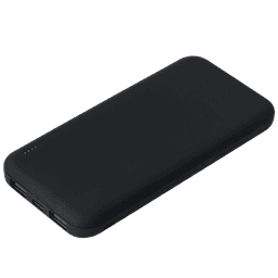 Внешний аккумулятор с подсветкой Люче (Luce) 10000 mAh, черный