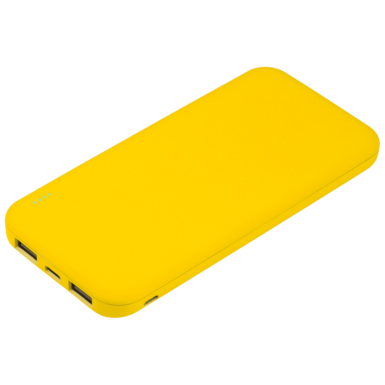Внешний аккумулятор с подсветкой Люче (Luce) Lemoni 10000 mAh, желтый