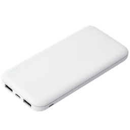 Внешний аккумулятор с подсветкой Люче (Luce) 10000 mAh, белый