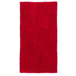 Плед Селла (Cella) вязаный, красный (без подарочной коробки)