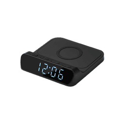 Зарядная станция с часами 15W Ригель (Rigel), черная