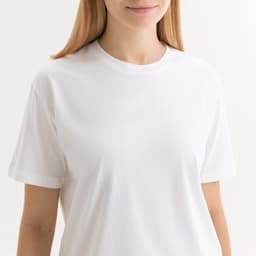 Футболка унисекс Крис (Kris), 150 гр., белая (теплого оттенка)