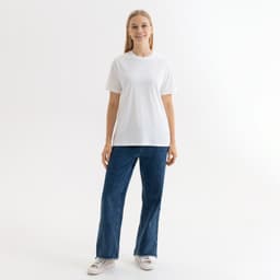 Футболка унисекс Крис (Kris), 150 гр., белая (теплого оттенка)