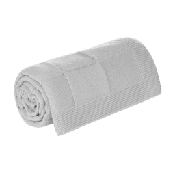 Плед Селла Софт (Cella Soft) вязаный, 160*90 см, серый
