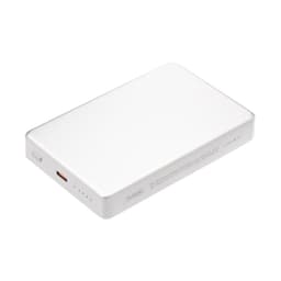Внешний аккумулятор Атлантис Плюс PD (Atlantis PD Plus) 10000mAh с функцией беспроводной зарядки 15W, серебряный