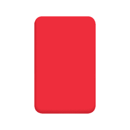 Внешний аккумулятор Ларго PD (Largo PD) 5000mAh с функцией беспроводной зарядки 15W, красный