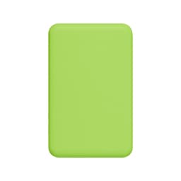 Внешний аккумулятор Ларго PD (Largo PD) 5000mAh с функцией беспроводной зарядки 15W, салатовый