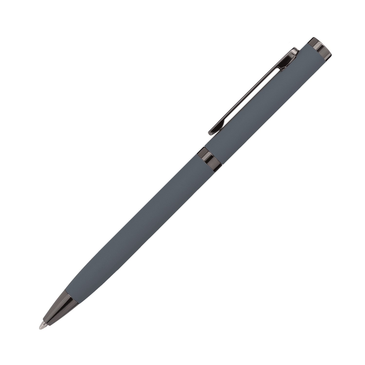 Шариковая ручка Нокс (Nox), серая