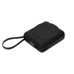 Внешний аккумулятор с подсветкой Риттер PD (Ritter PD) 10000mAh с функцией беспроводной зарядки 15W, черный