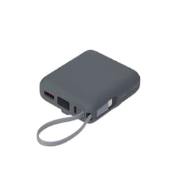 Внешний аккумулятор с подсветкой Риттер PD (Ritter PD) 10000mAh с функцией беспроводной зарядки 15W, серый