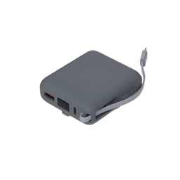 Внешний аккумулятор с подсветкой Риттер PD (Ritter PD) 10000mAh с функцией беспроводной зарядки 15W, серый