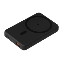 Внешний аккумулятор Ларго PD (Largo PD) 5000mAh с функцией беспроводной зарядки 15W, черный