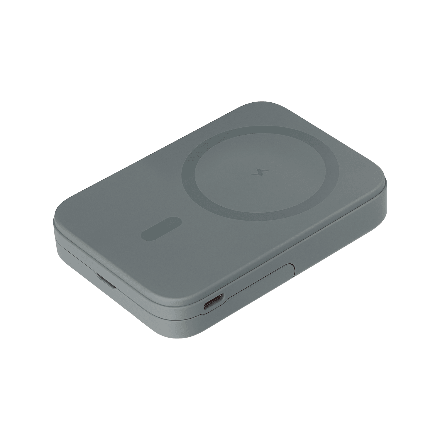 Внешний аккумулятор Юнион PD (Union PD) 10000mAh с функцией беспроводной зарядки 15W, серый
