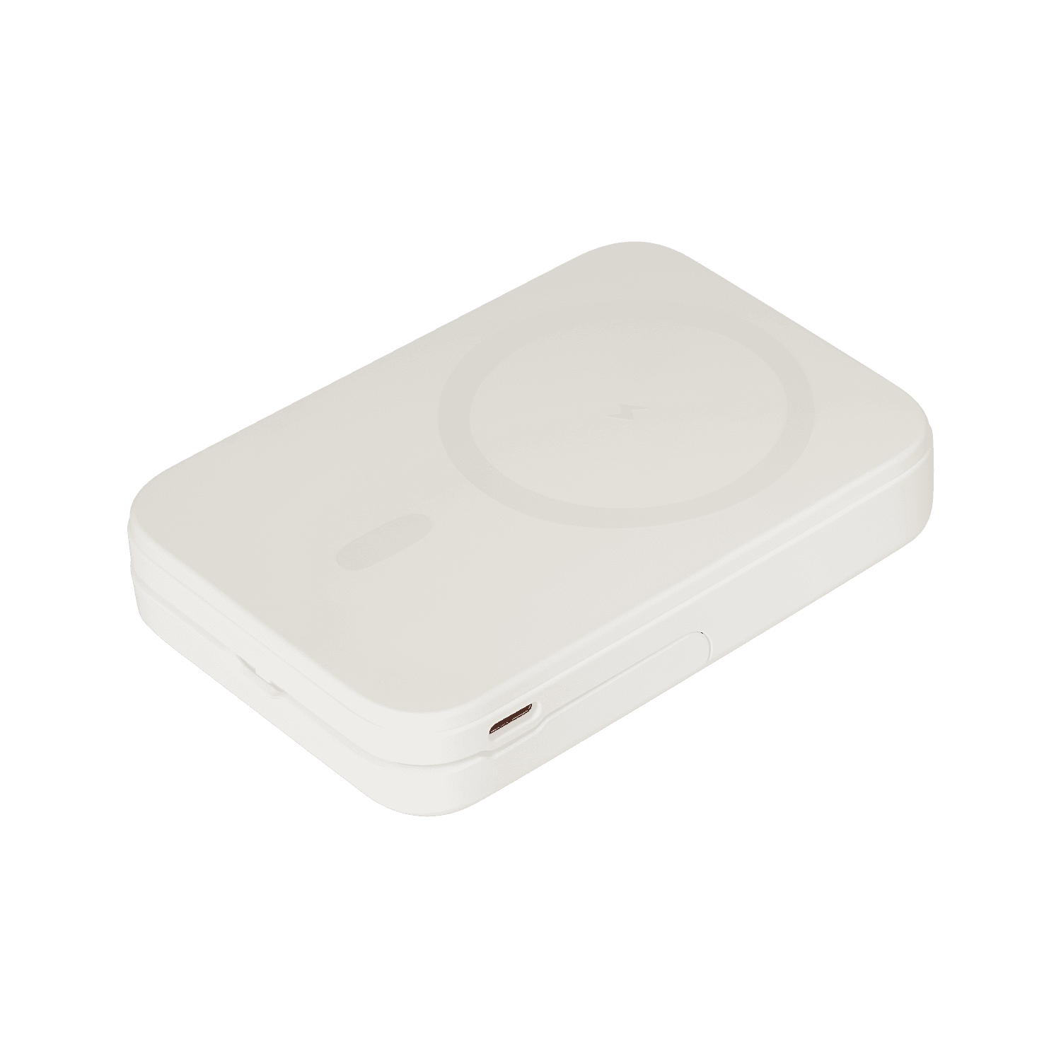 Внешний аккумулятор Юнион PD (Union PD) 10000mAh с функцией беспроводной зарядки 15W, белый