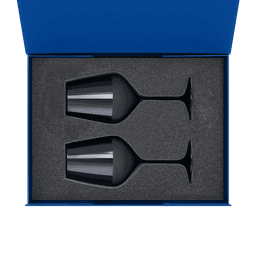 Подарочный набор 2 бокала для вина Сапфир (Sapphire) в синей коробке