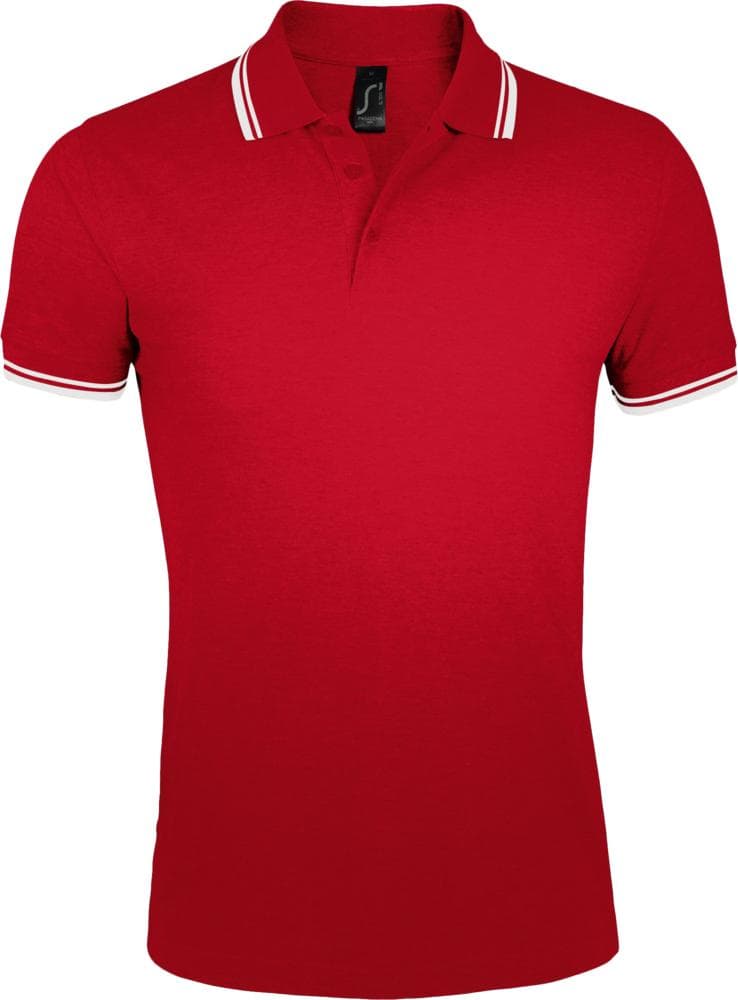 white, red