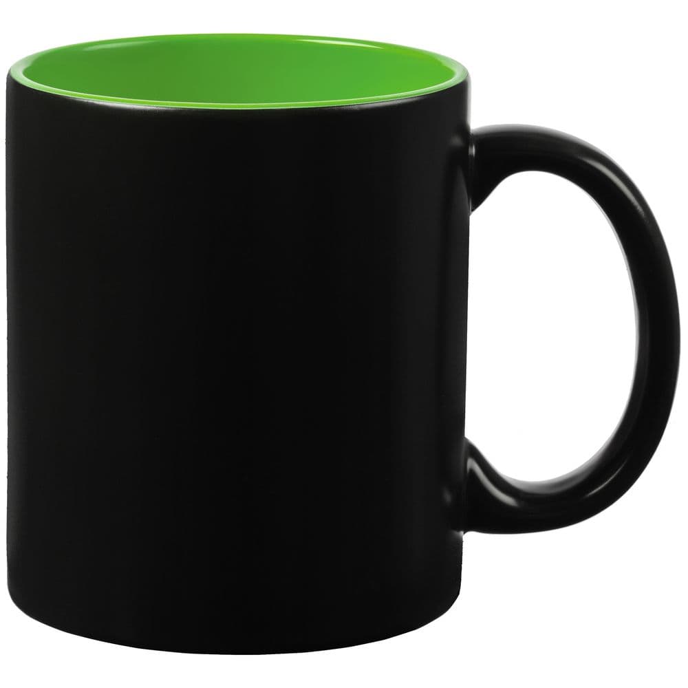 black, green