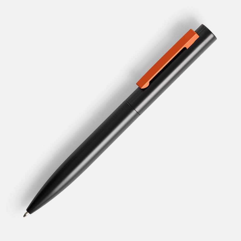 black, orange