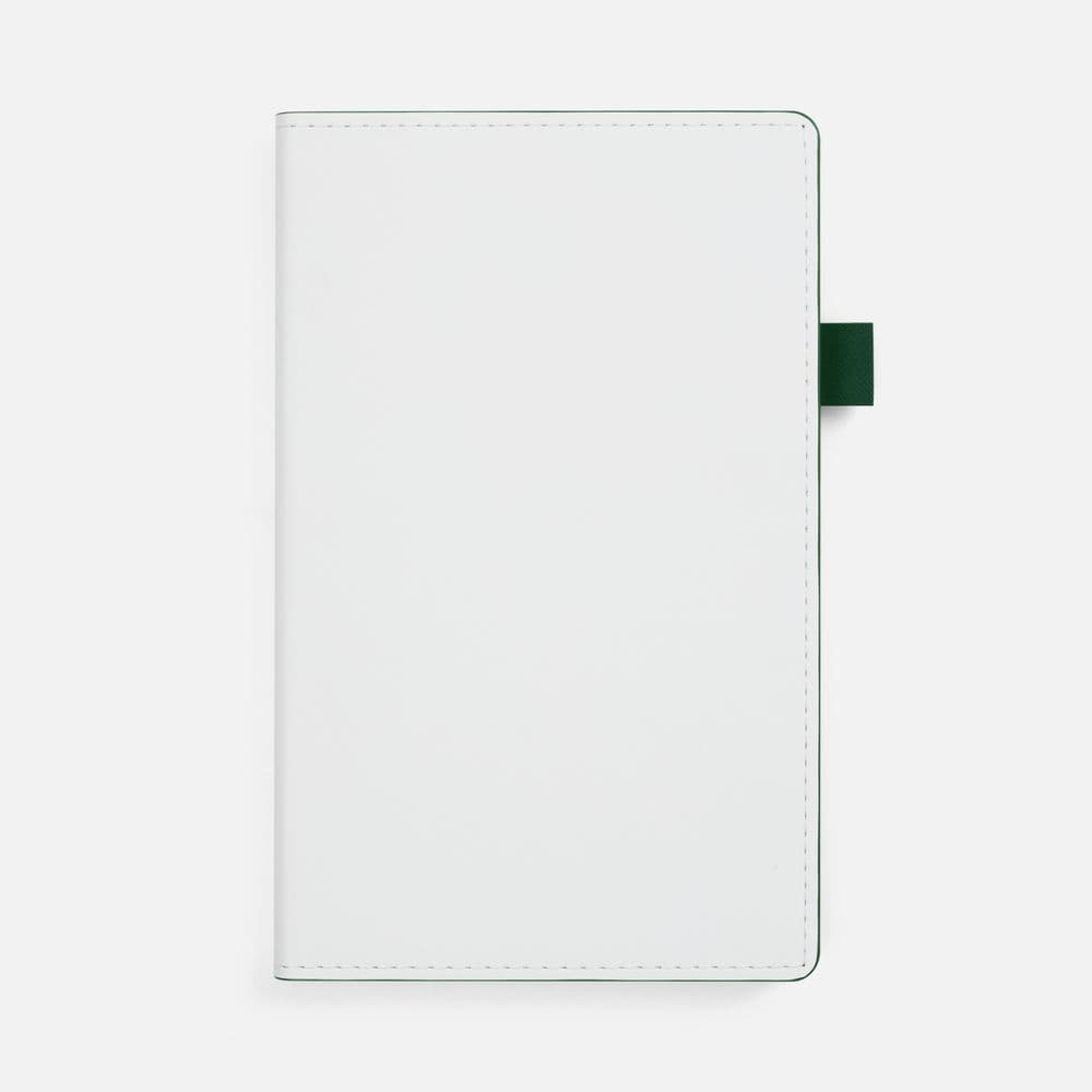 white, green