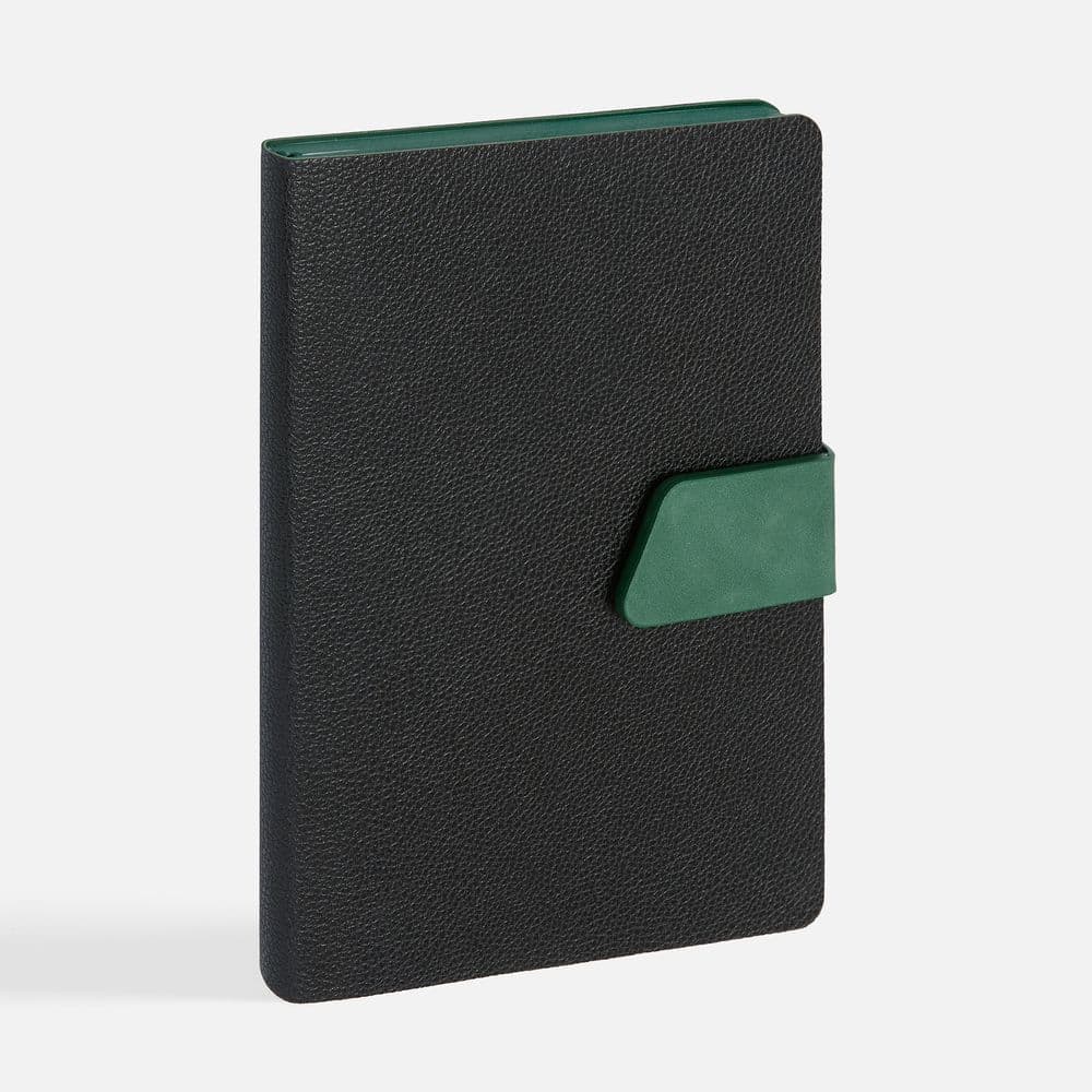 black, green