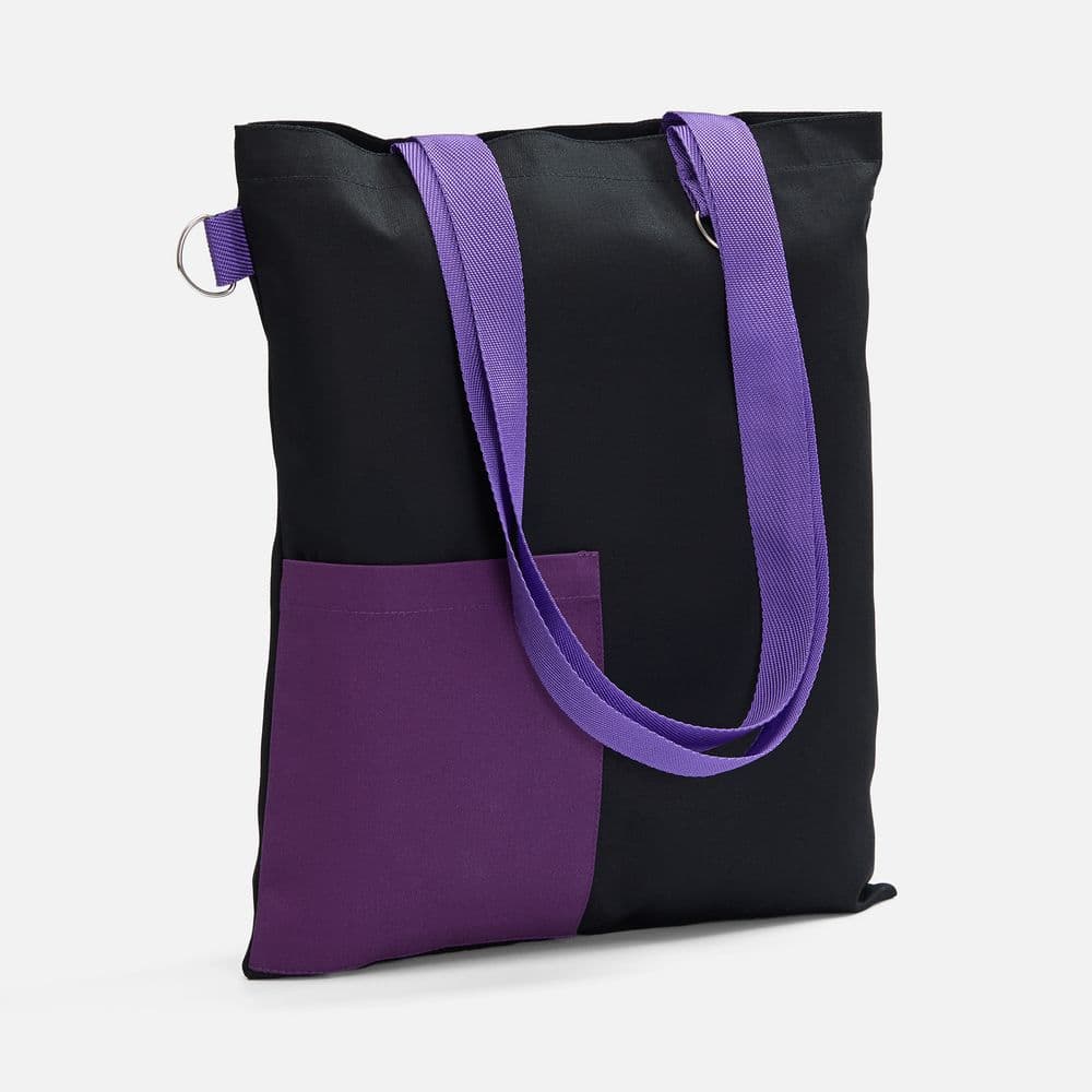 black, purple