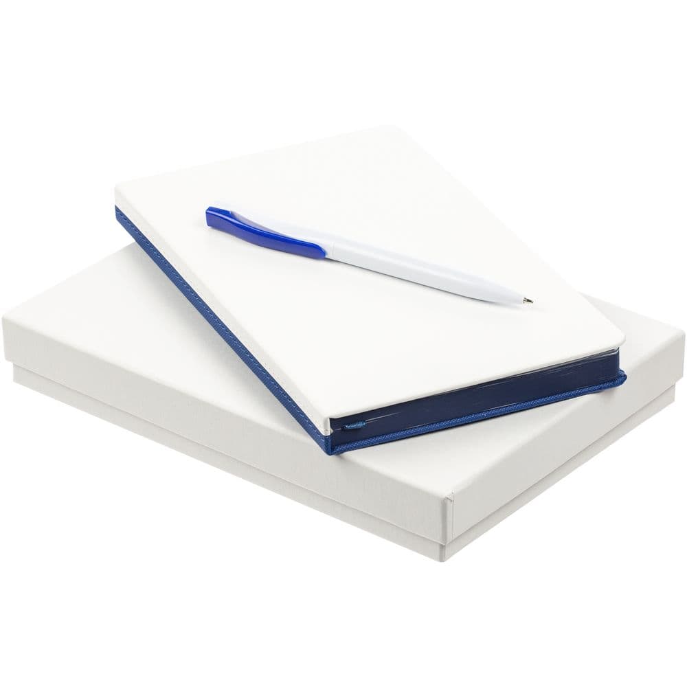 white, blue