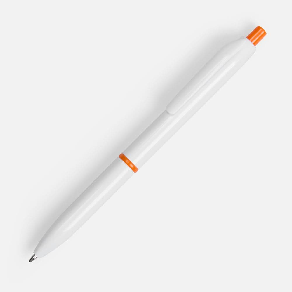 white, orange