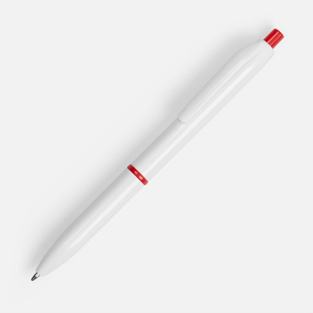 white, red