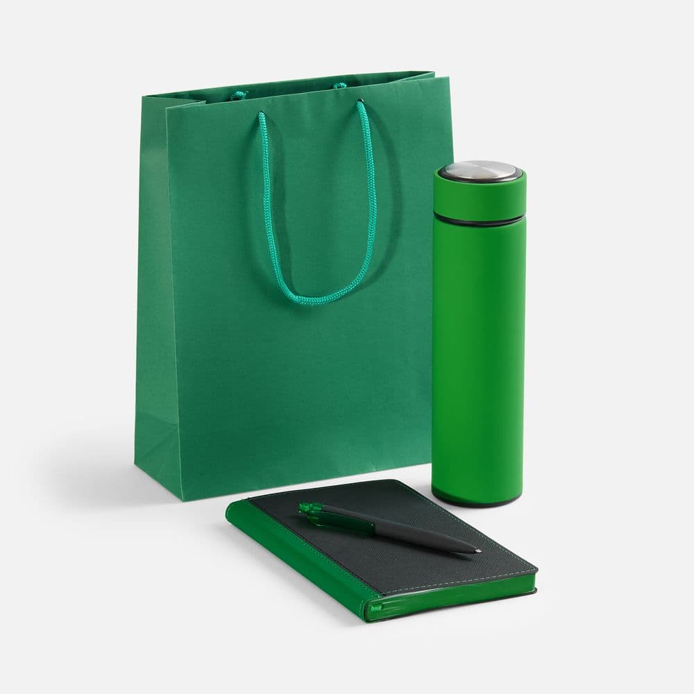 black, green