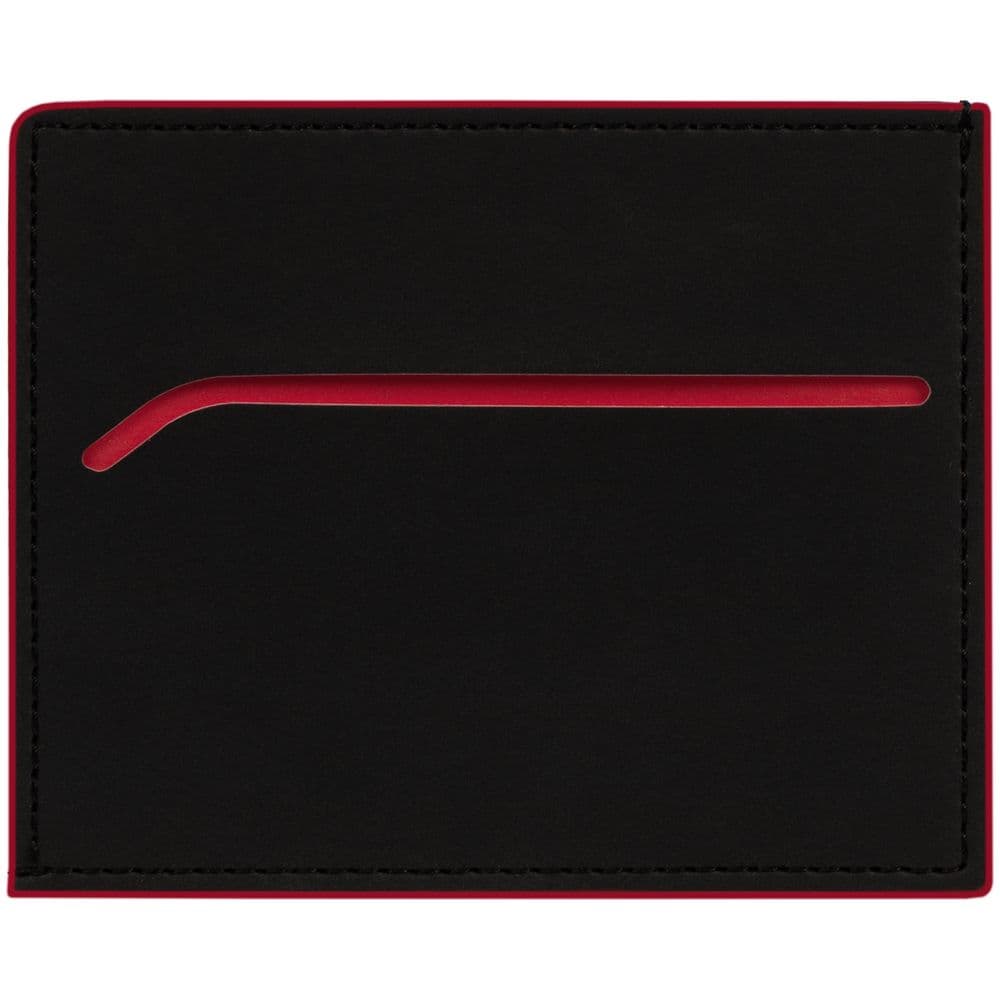 black, red
