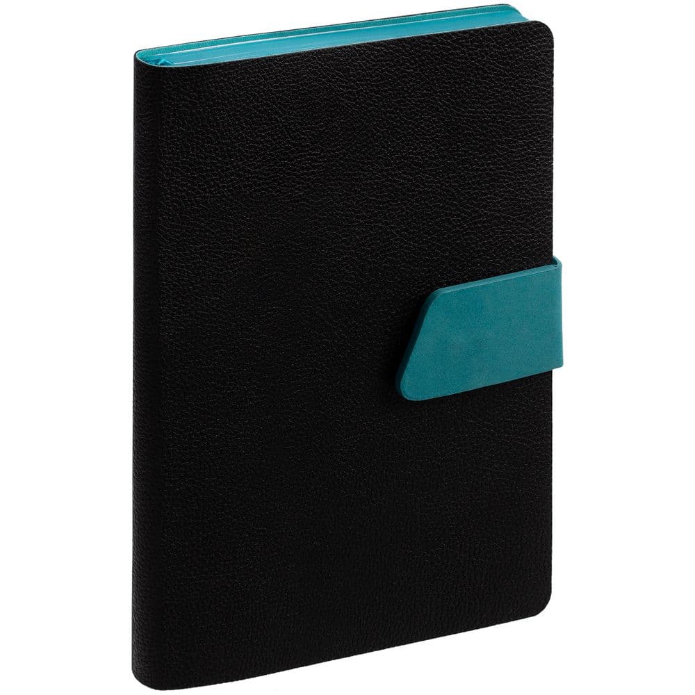 black, turquoise
