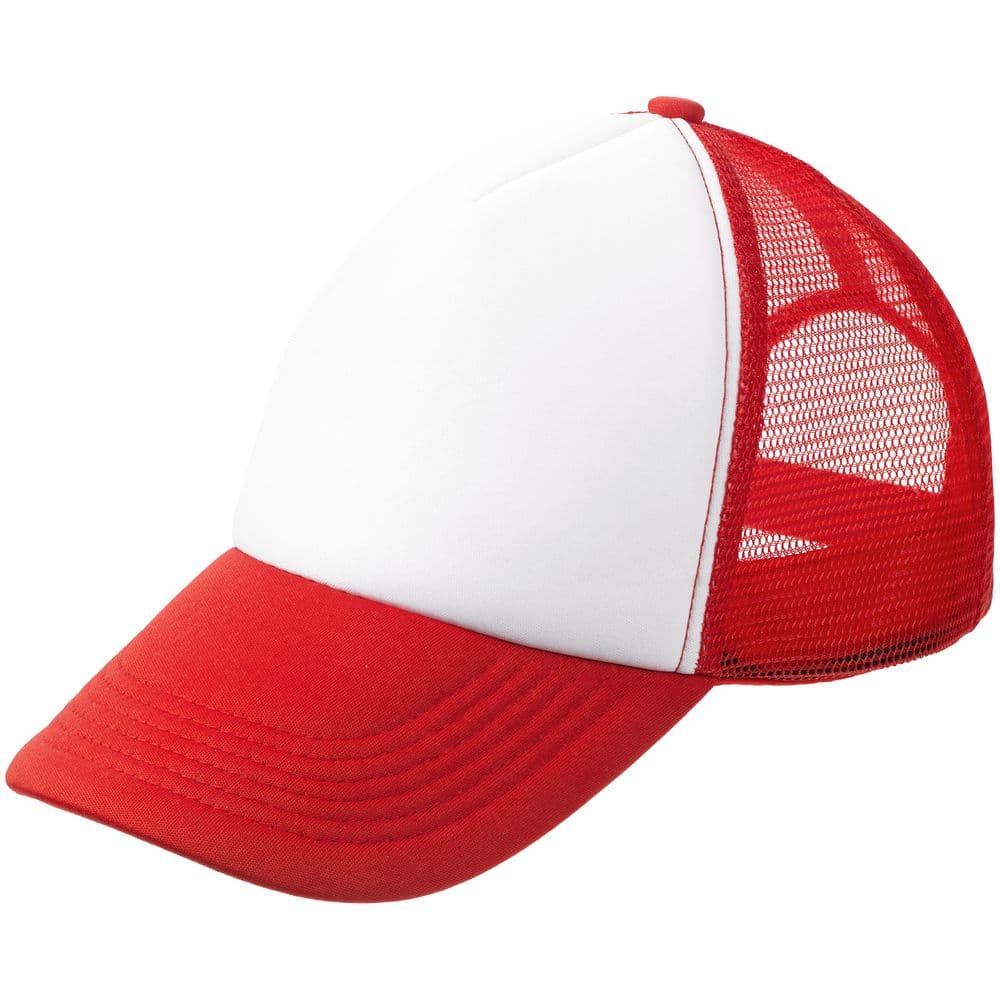 white, red