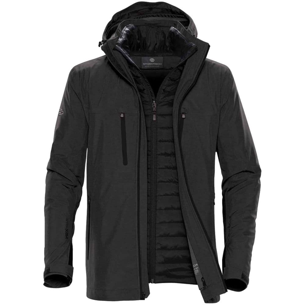 black, gray
