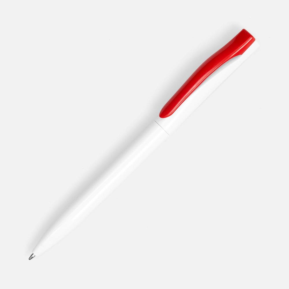 white, red