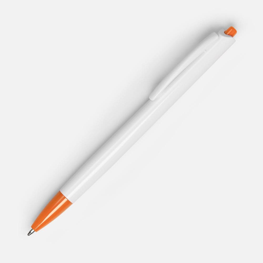 white, orange