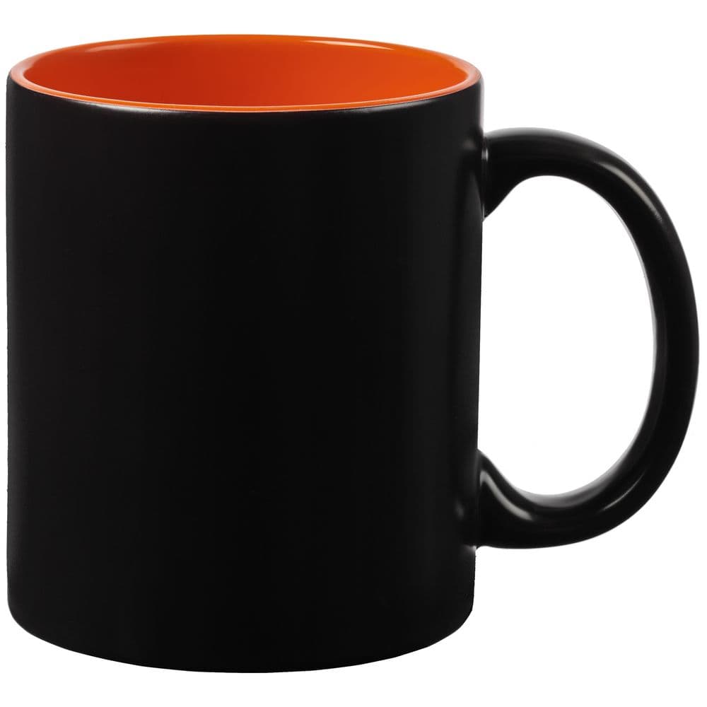 black, orange