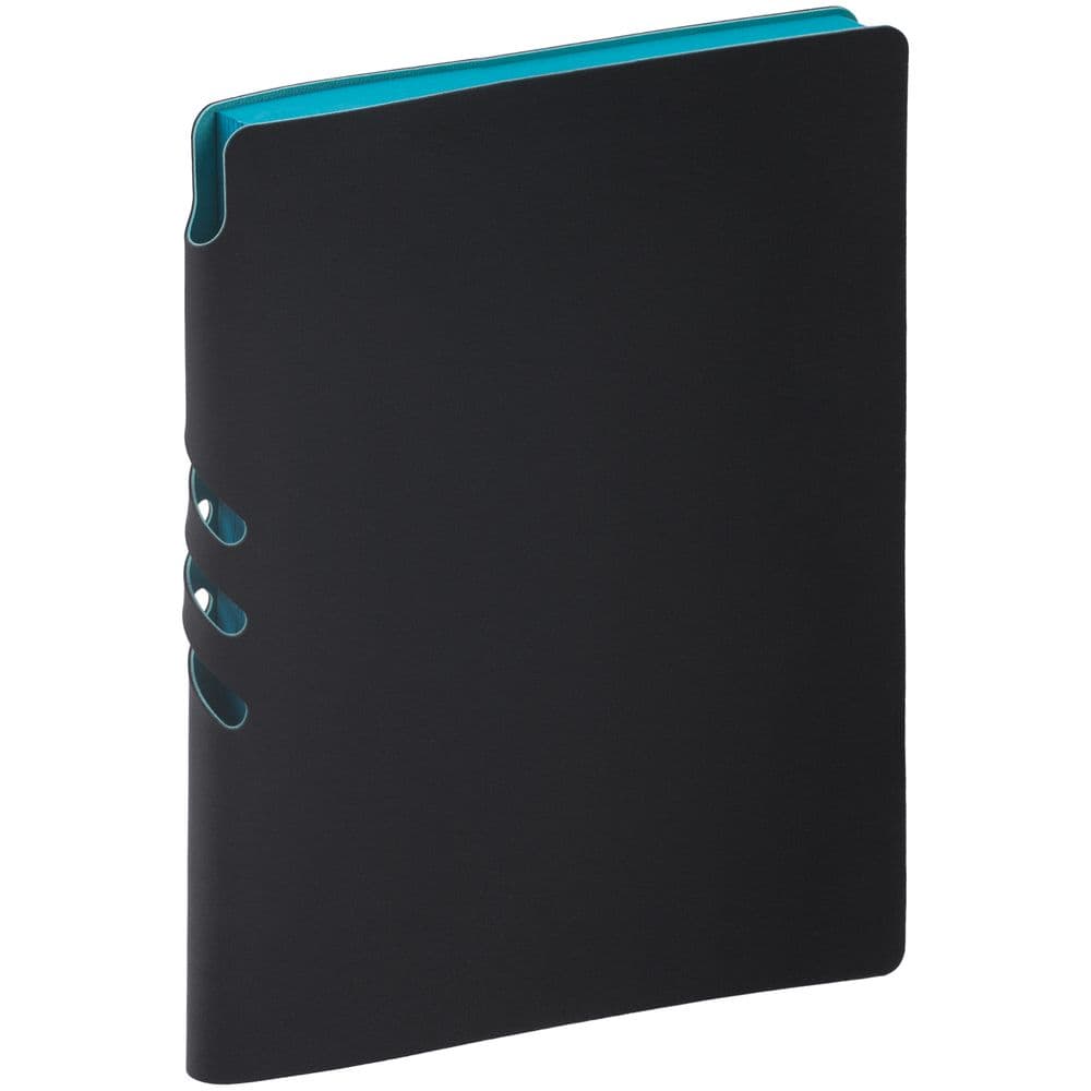 black, turquoise