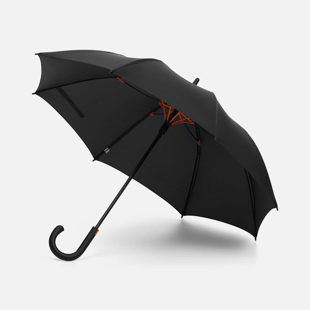 black, orange