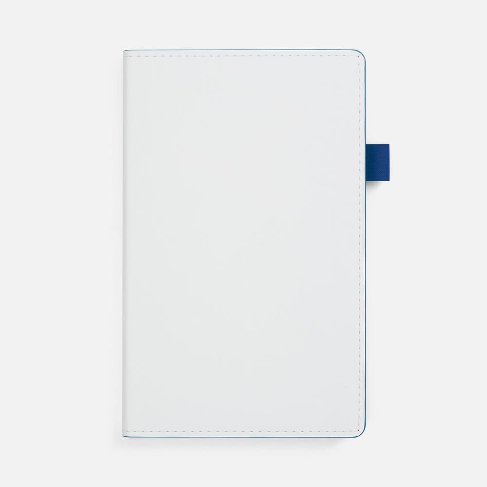 white, blue