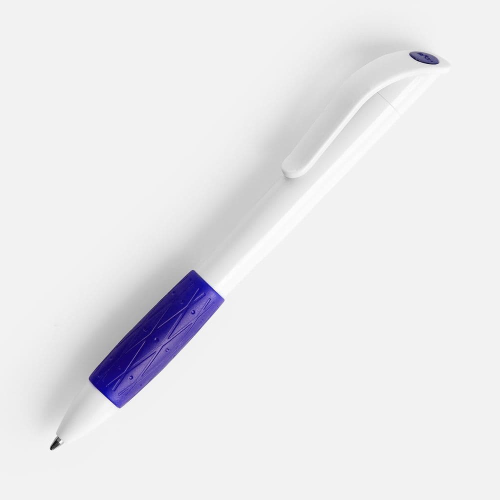 white, blue