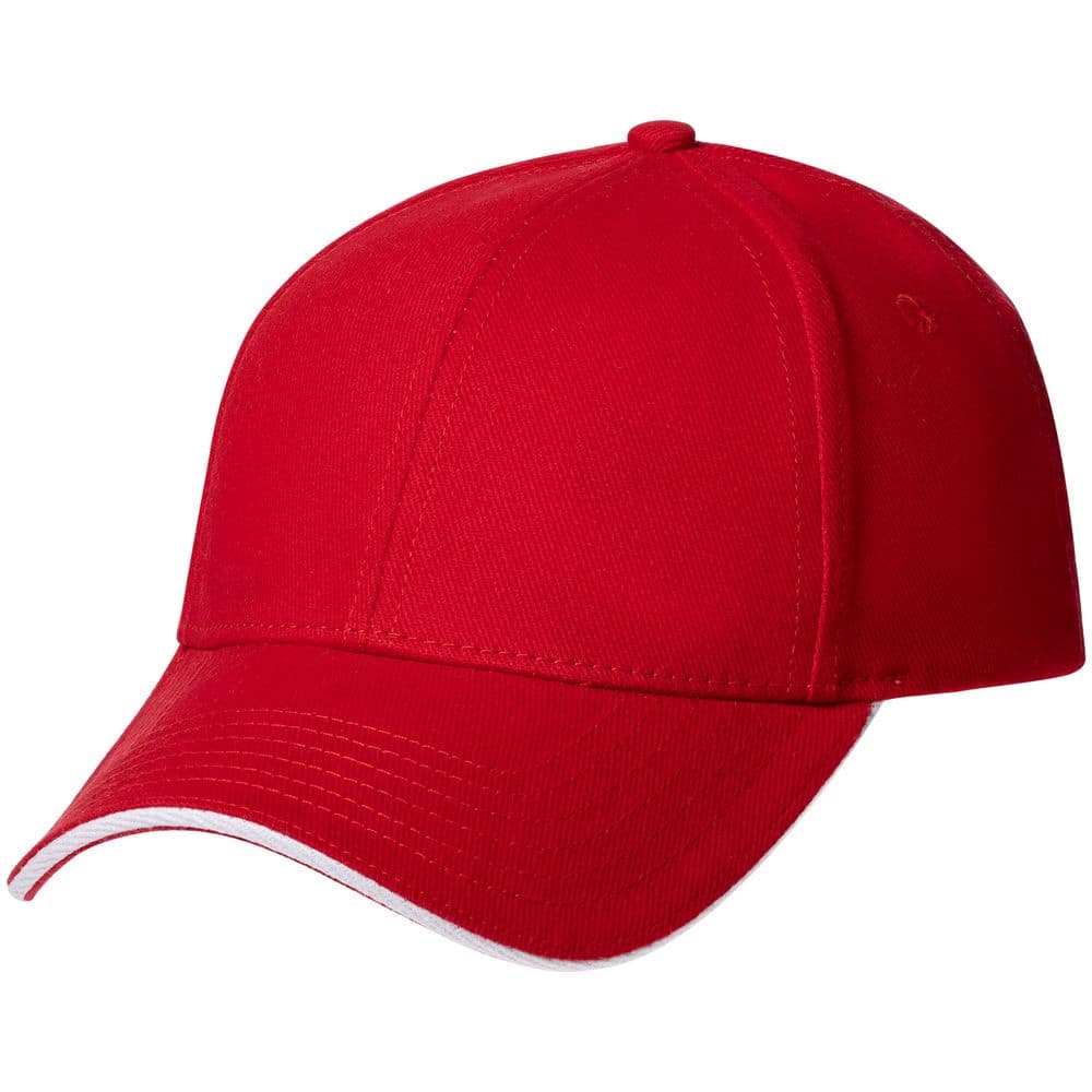 white, red