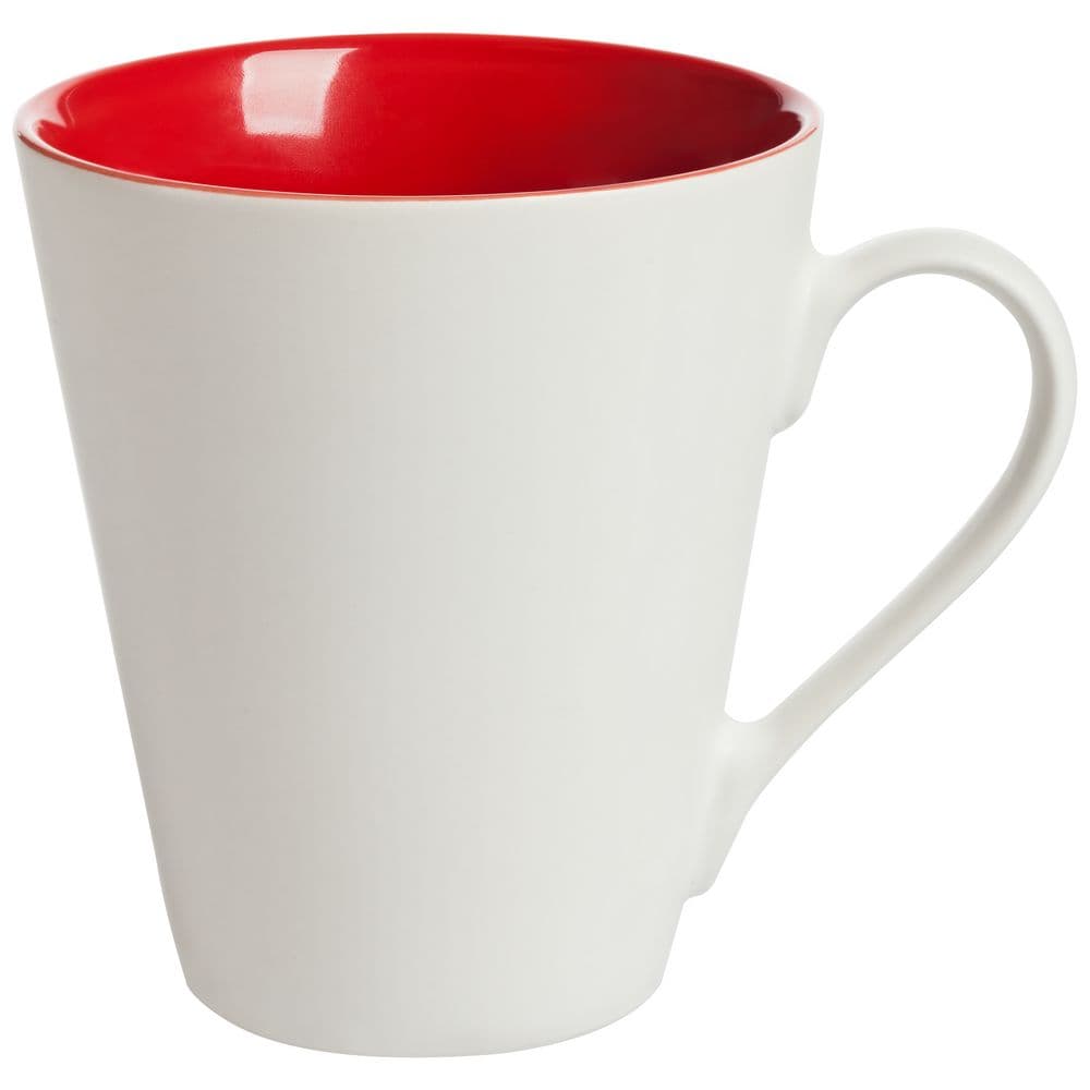 white, red