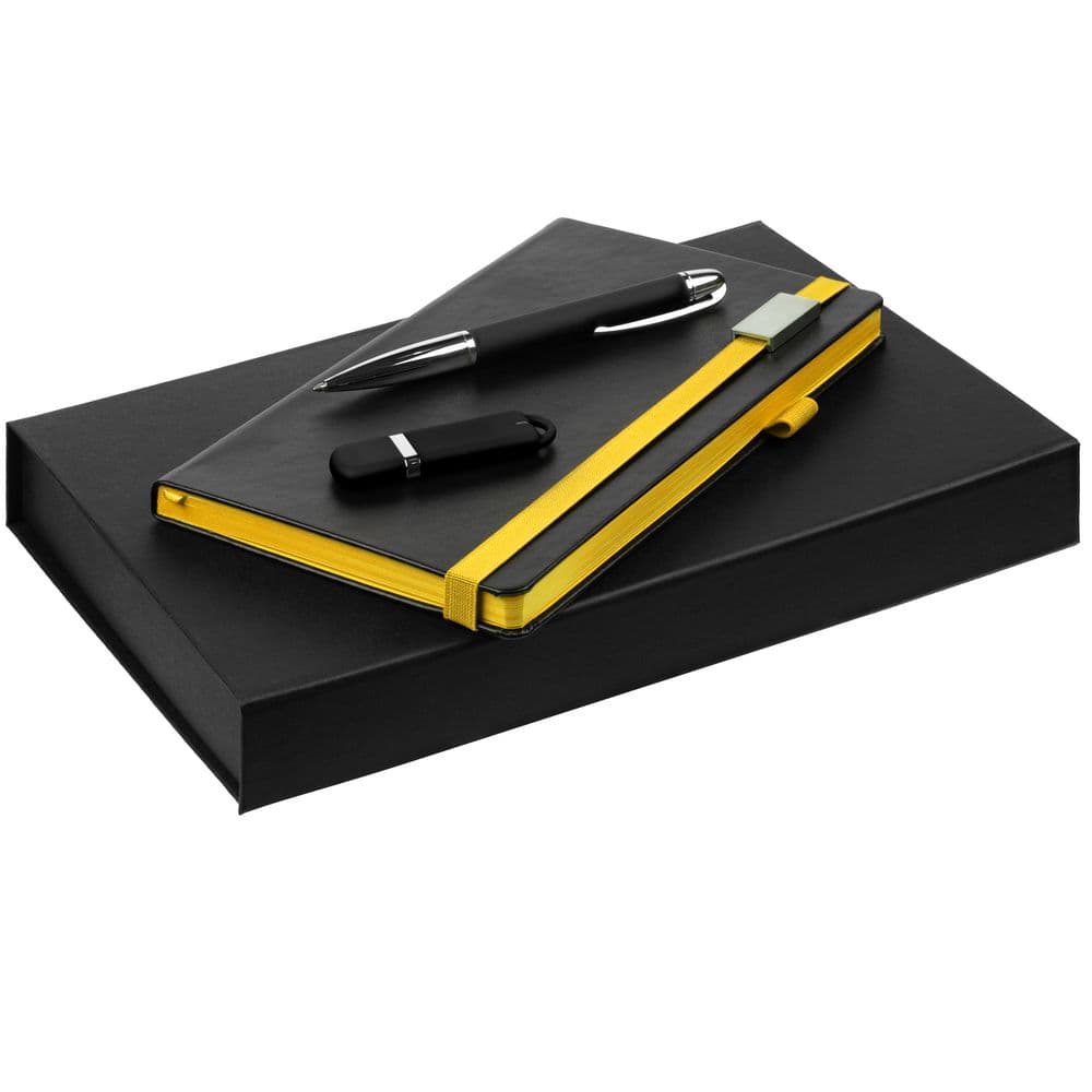 black, yellow