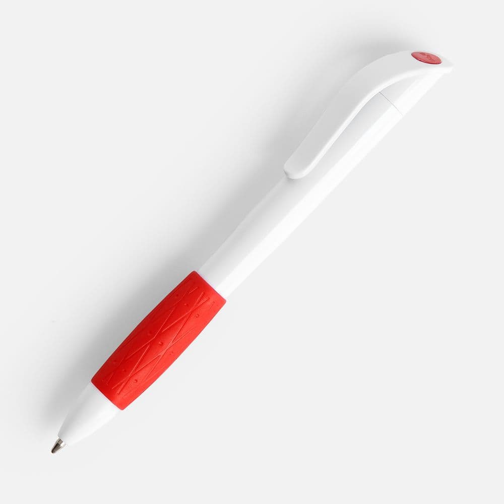 white, red