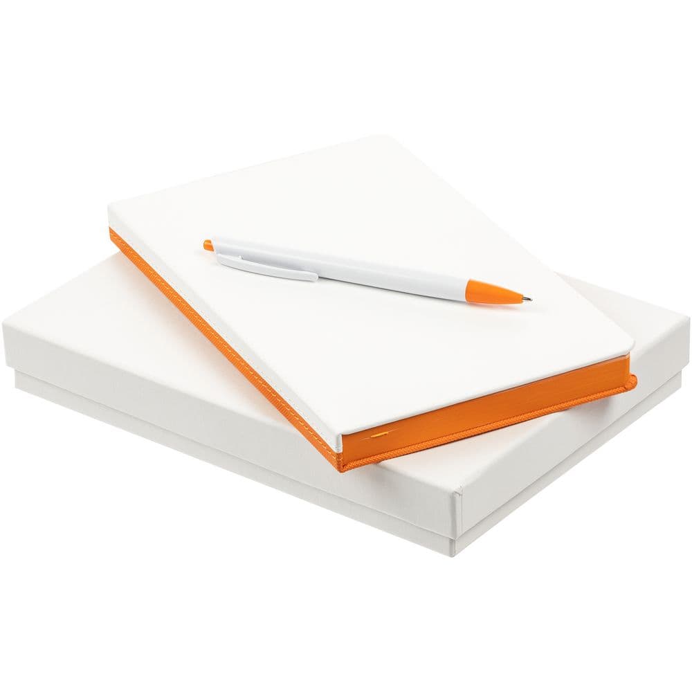 white, orange