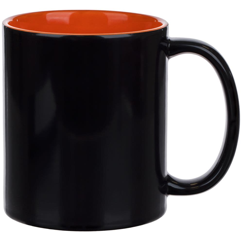 black, orange