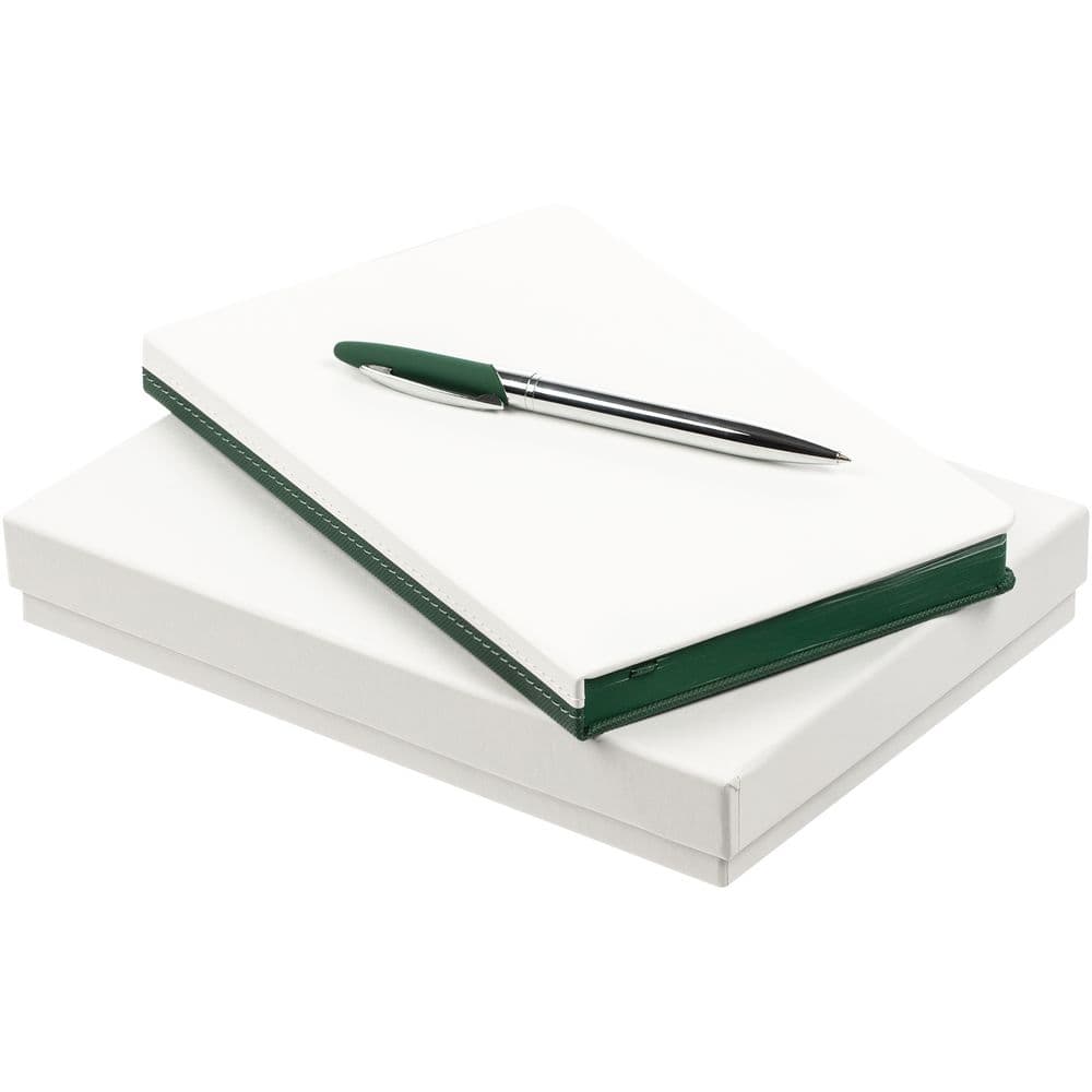 white, green