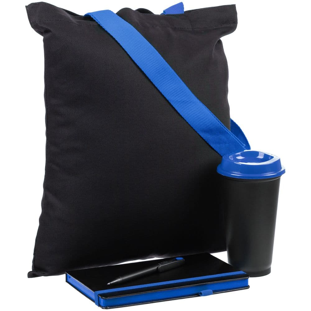 black, blue