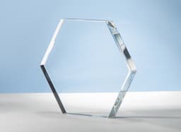 Награда "Hexagon", прозрачный